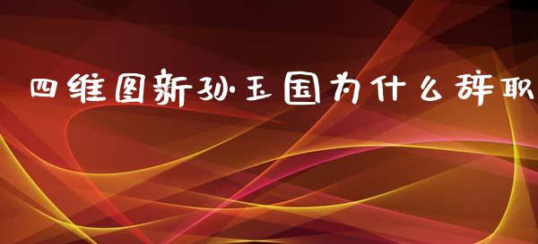 四维图新孙玉国为什么辞职_https://wap.gongyisiwang.com_金融科技_第1张