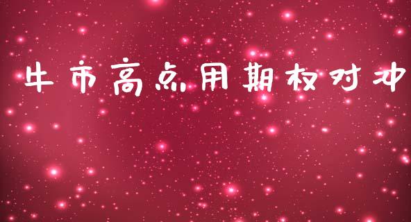 牛市高点用期权对冲_https://wap.gongyisiwang.com_金融科技_第1张