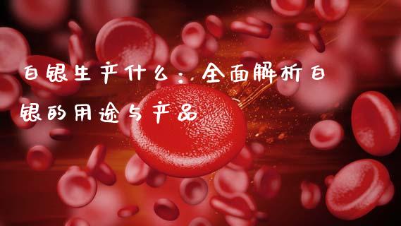 白银生产什么：全面解析白银的用途与产品_https://wap.gongyisiwang.com_概念板块_第1张