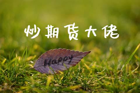 炒期货大佬_https://wap.gongyisiwang.com_概念板块_第1张