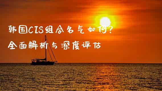 韩国CIS组合名气如何？全面解析与深度评估_https://wap.gongyisiwang.com_金融科技_第1张