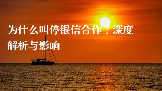为什么叫停银信合作？深度解析与影响_https://wap.gongyisiwang.com_个股行情_第1张