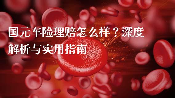 国元车险理赔怎么样？深度解析与实用指南_https://wap.gongyisiwang.com_个股行情_第1张