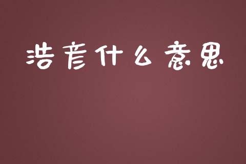 浩彦什么意思_https://wap.gongyisiwang.com_金融科技_第1张