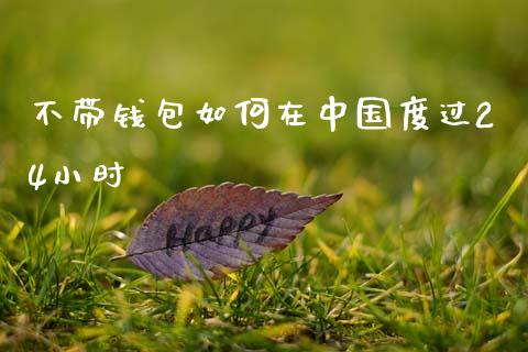 不带钱包如何在中国度过24小时_https://wap.gongyisiwang.com_美原油直播_第1张