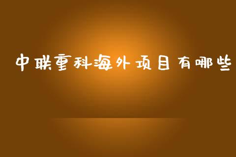 中联重科海外项目有哪些_https://wap.gongyisiwang.com_大盘分析_第1张