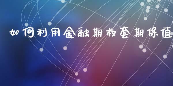 如何利用金融期权套期保值_https://wap.gongyisiwang.com_个股行情_第1张