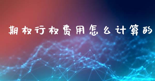 期权行权费用怎么计算的_https://wap.gongyisiwang.com_保险理财_第1张