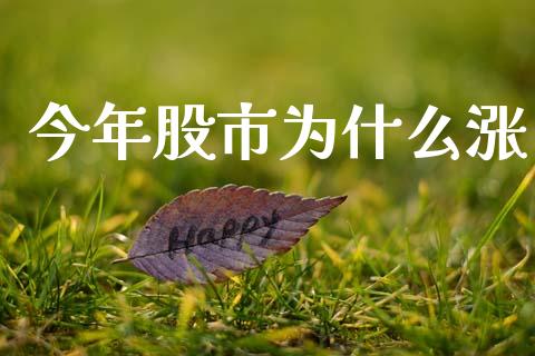 今年股市为什么涨_https://wap.gongyisiwang.com_保险理财_第1张